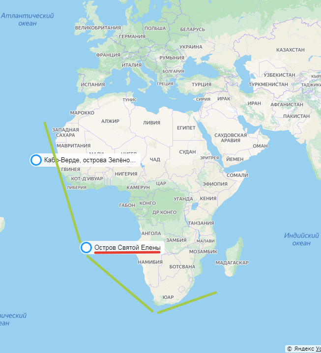Создано на основе Яндекс-Карт
