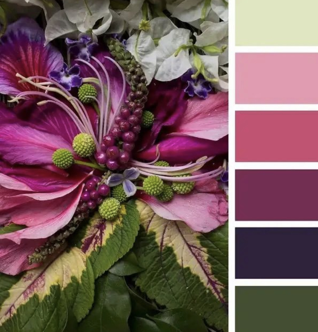 От светлых до тёмных.