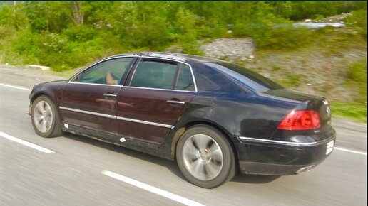 Пробуем наваливать. V10 DIESEL. Volkswagen Phaeton.