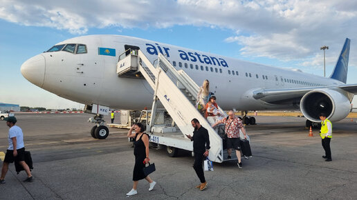 Последний произведенный Boeing 767-300 | Рейс Астана — Алматы (авиакомпания Air Astana)