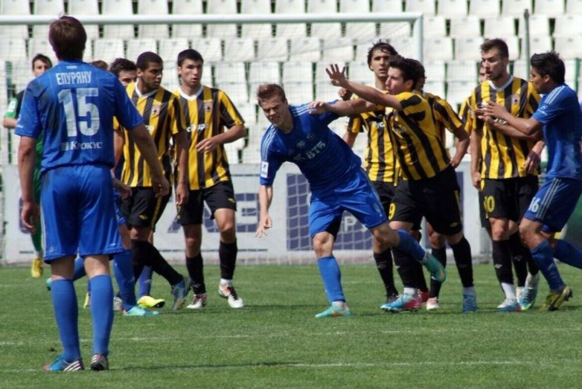 ​Драка на матче «Динамо» – «Алания». Фото: fcdm.ru