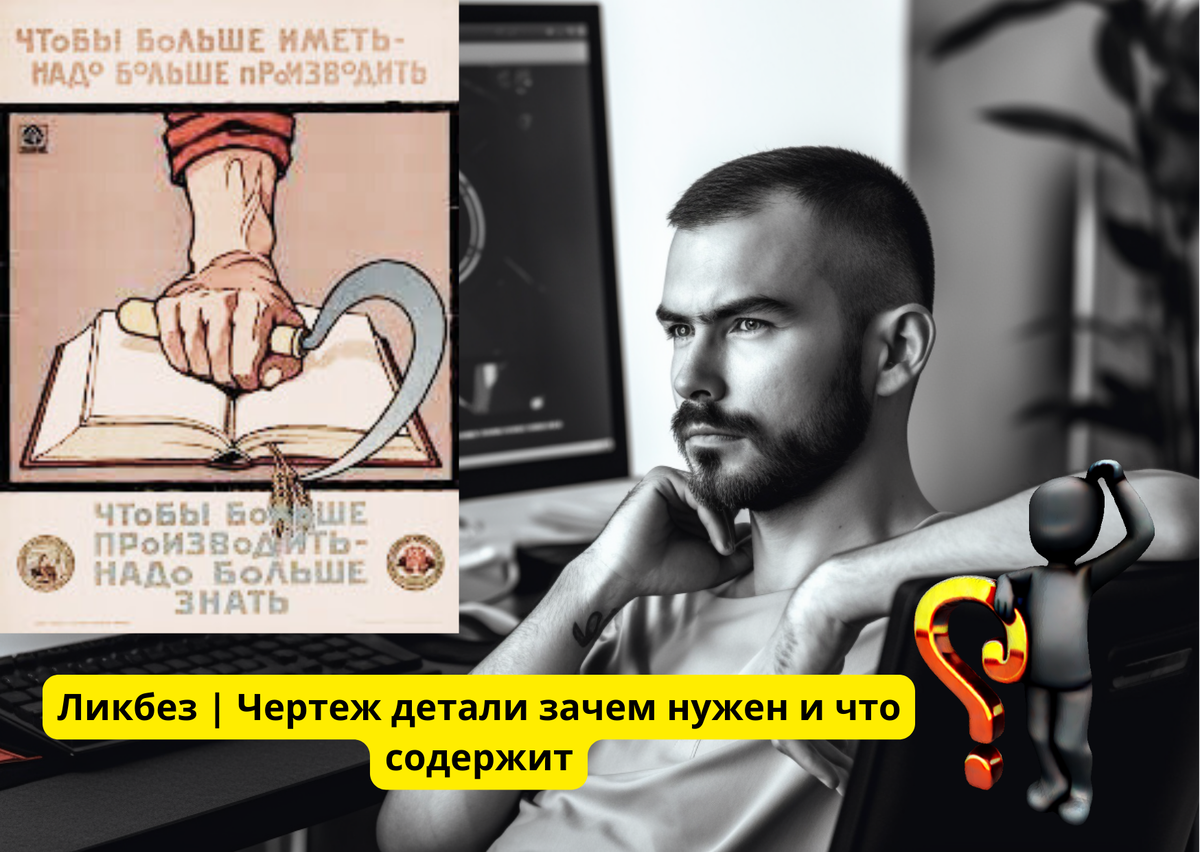 Ликбез | Чертеж детали зачем нужен и кому, что содержит