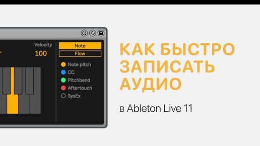 Как быстро записать аудио в Ableton Live 11 [Ableton Pro Help]