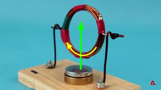 Самый простой электродвигатель | GetAClass | Физика в опытах | Дзен