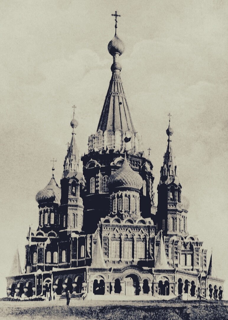 Михайло-Архангельский собор в начале XX века (исторический снимок).