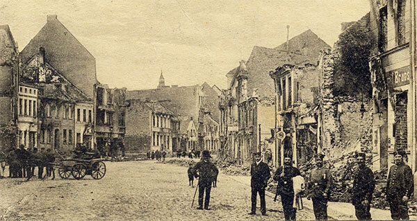 Разрушения в Ортельбурге