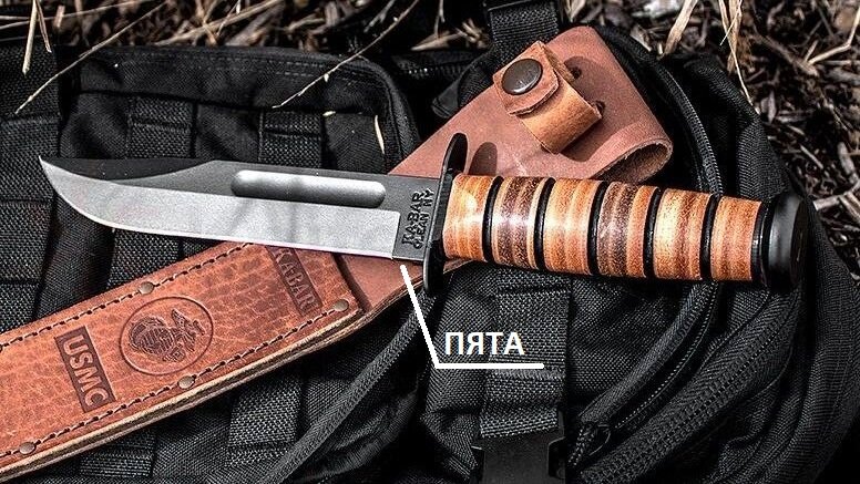 Боевой нож KA-BAR с развитой пятой