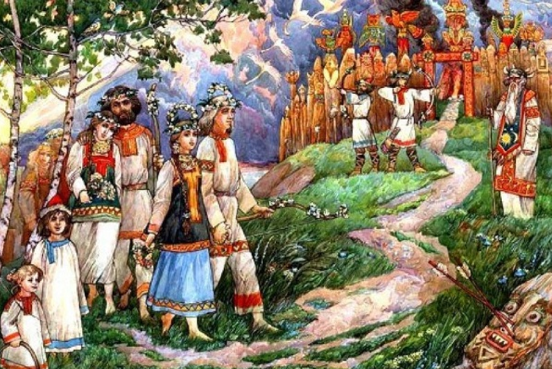 Брачный обряд древних славян.