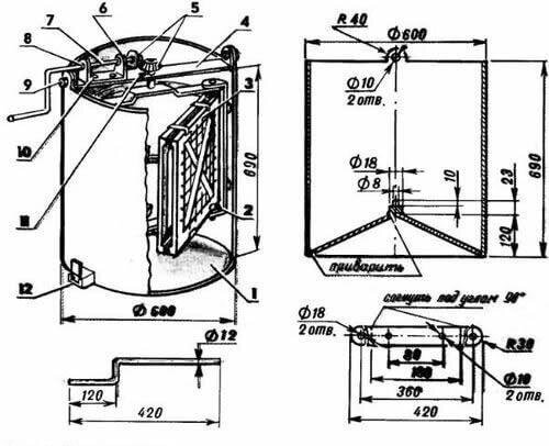 Медогонка своими руками: принцип работы, виды, изготовление