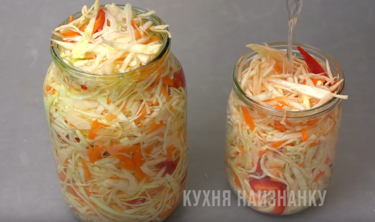 Маринованная капуста за сутки