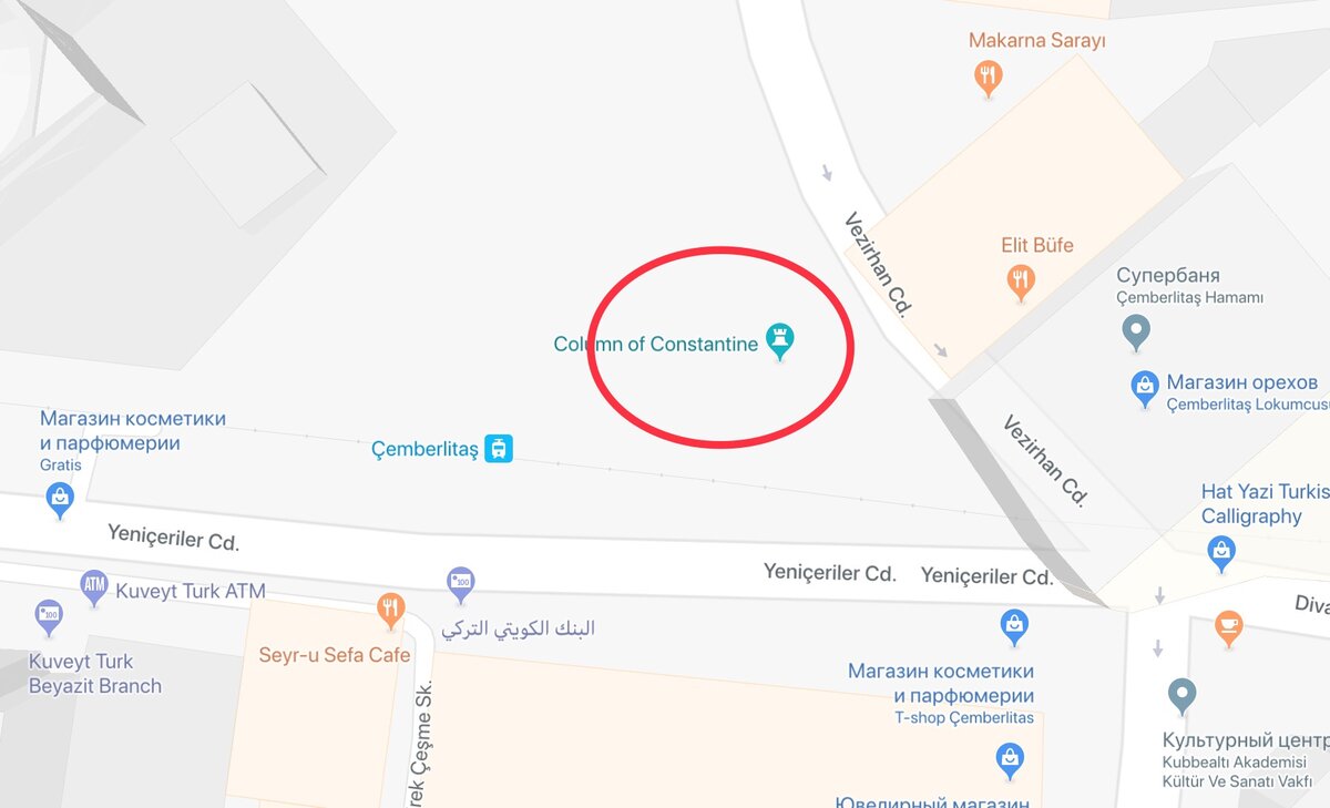 Источник: Карты google 