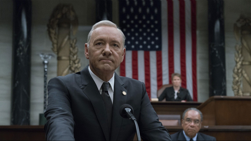 
Кевин Спейси в сериале «Карточный домик»