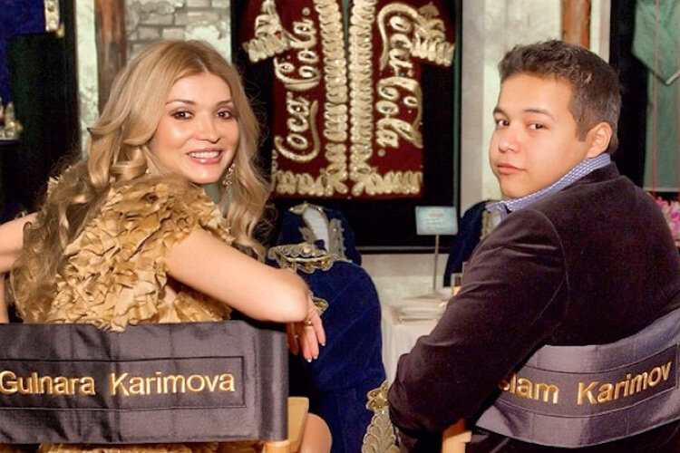 Гульнара Каримова и Ислам Каримов-младший. Архивное фото с сайта Gazeta.uz