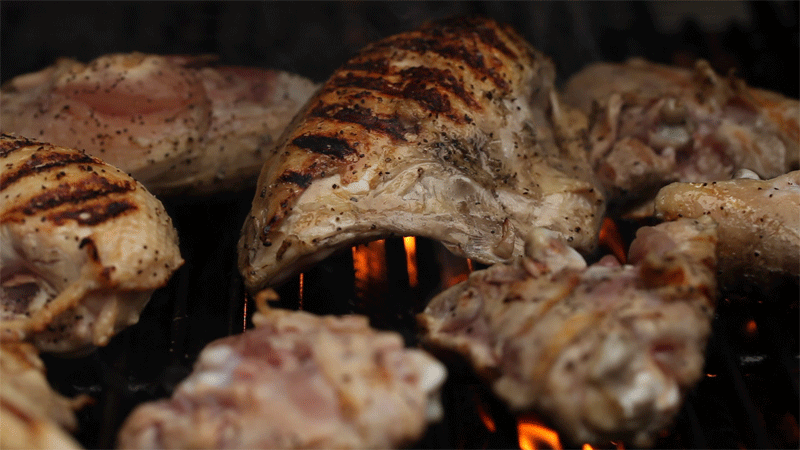 Мясо на гриле