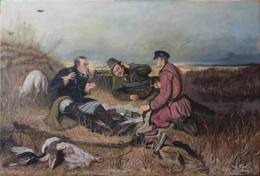 «Охотники на привале» — картина русского художника-передвижника Василия Григорьевича Перова