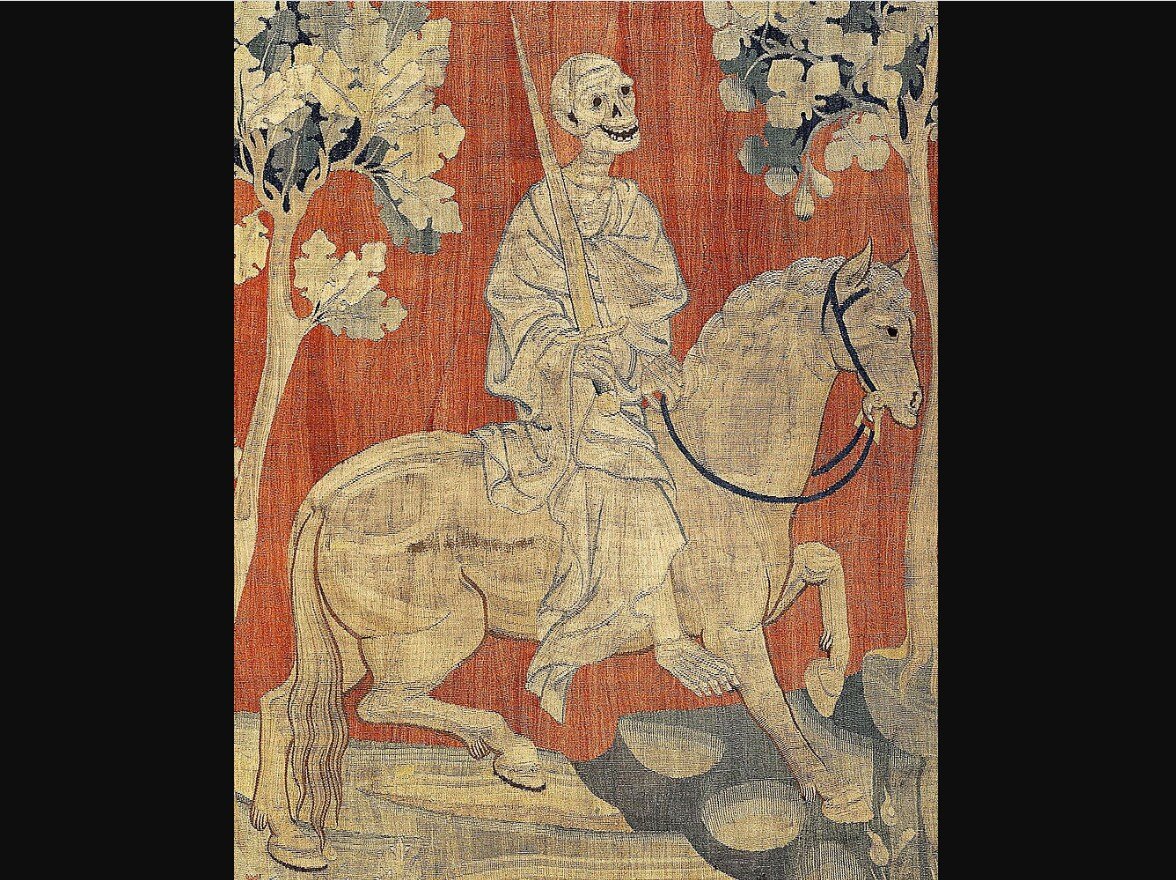 Четвёртый всадник Апокалипсиса.  Николя Батай, 1373-1387 г