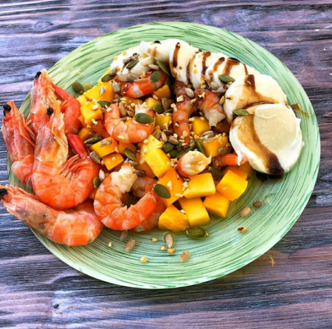 Салат с манго Легкий и быстрый