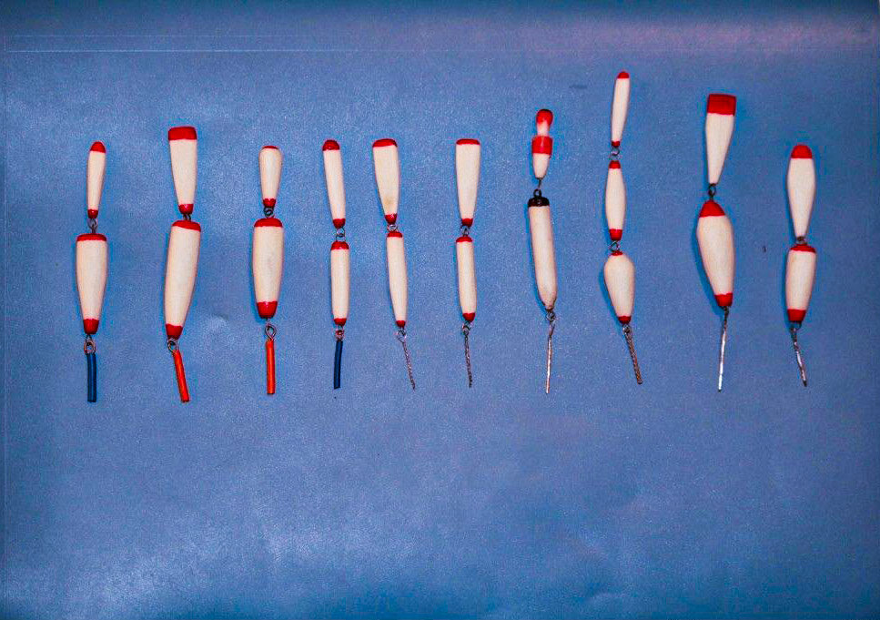 Составные поплавки другой формы.