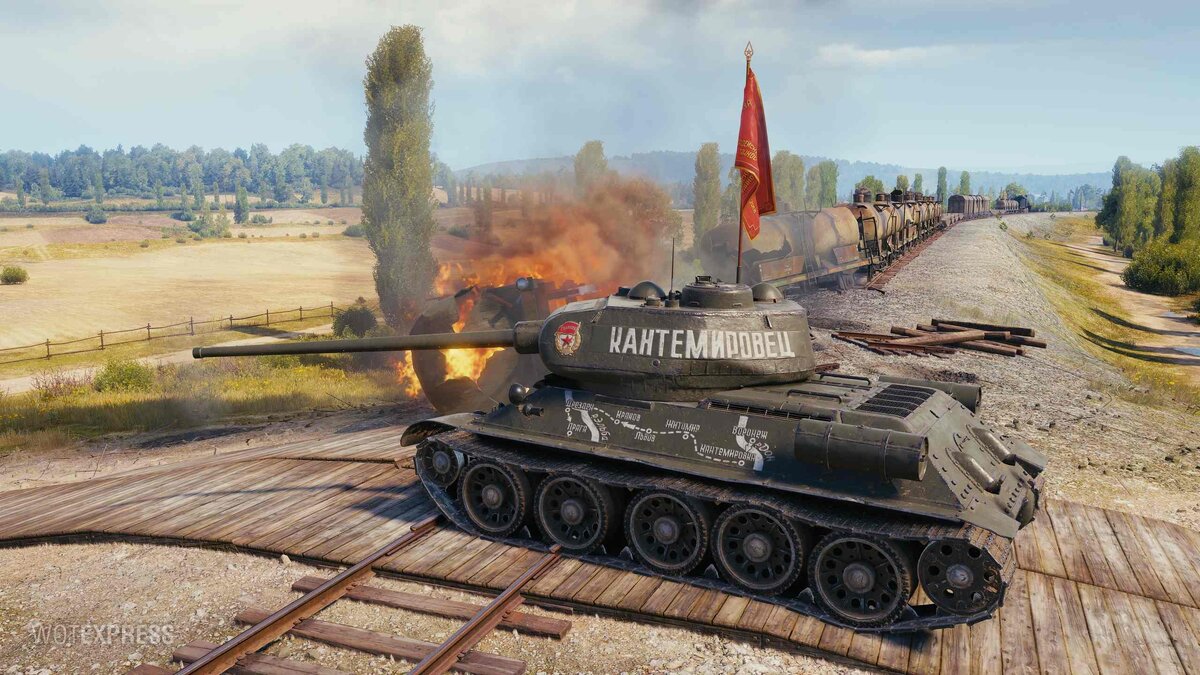 Т-34-85 с 3D стилем "Кантемировец". 