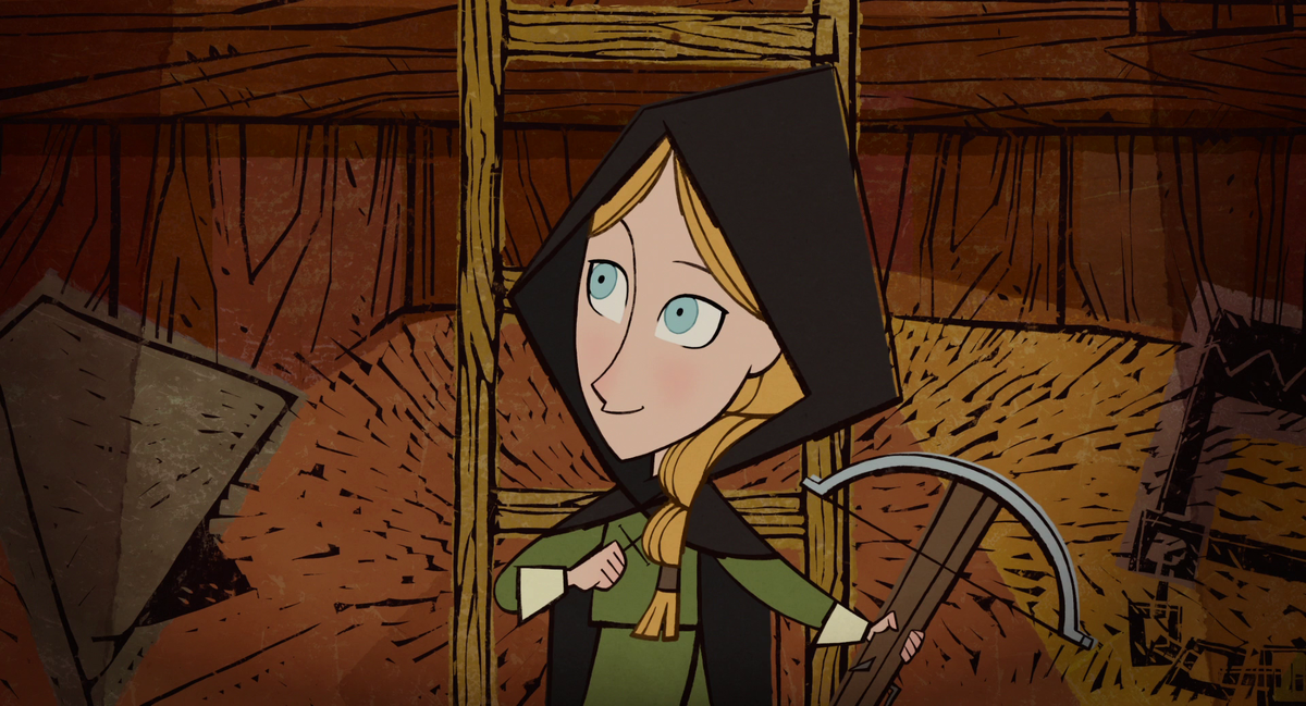 Кадр из мультфильма "Легенда о волках"