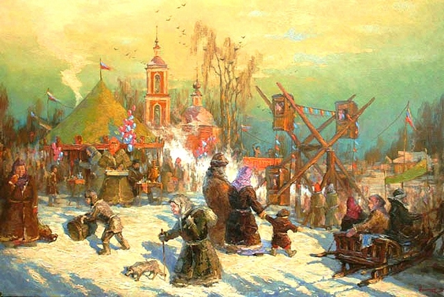 "Ярмарка в старом Дмитрове" С. Нестерчук.