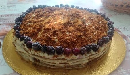 Торт, сделанный своими руками