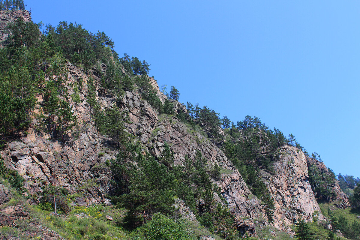 Горы на КБЖД. Фото автора.