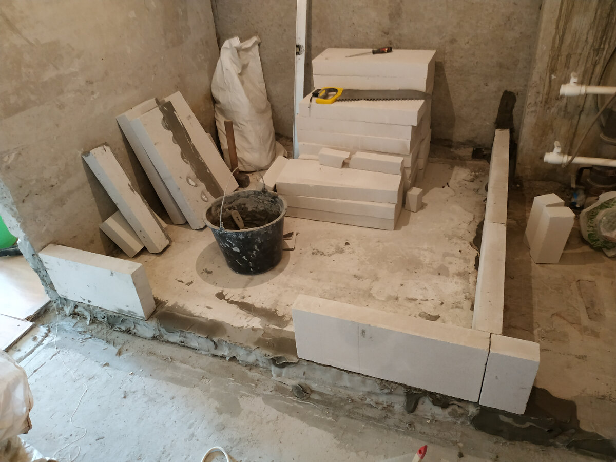 Закупил блоки толщина 75мм