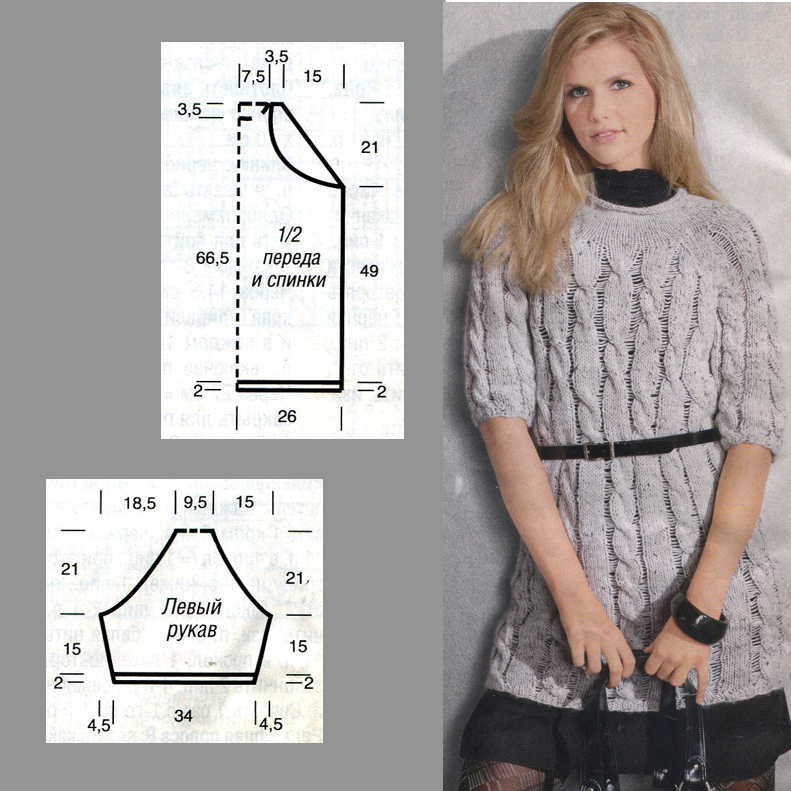 Легкий вязаный пуловер Nuala (Вязание спицами) – Журнал Вдохновение Рукодельницы