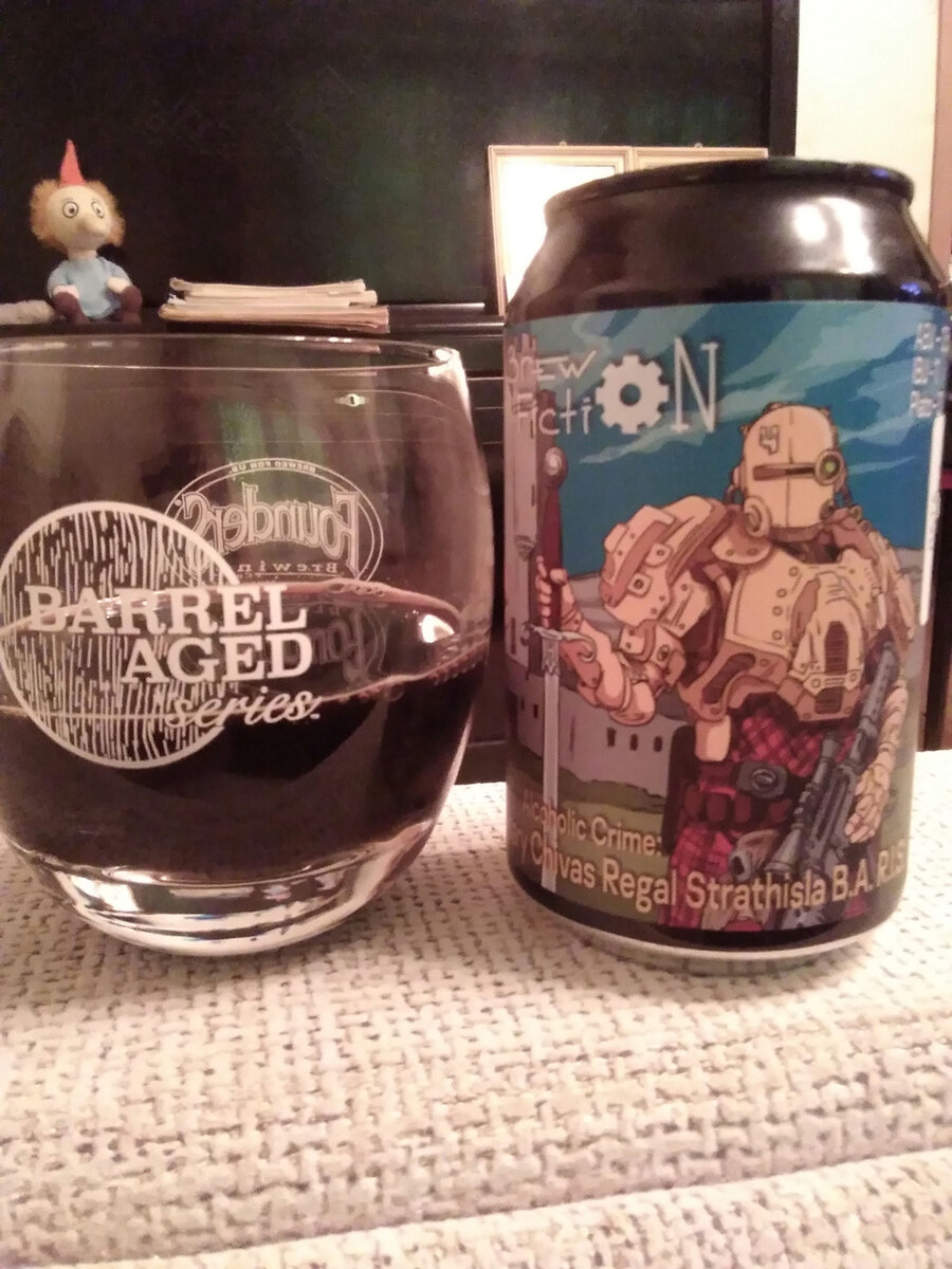 Alcoholic Crime: One Year Anniversary Chivas Regal Strathisla B.A. R.I.S.  Brew Fiction