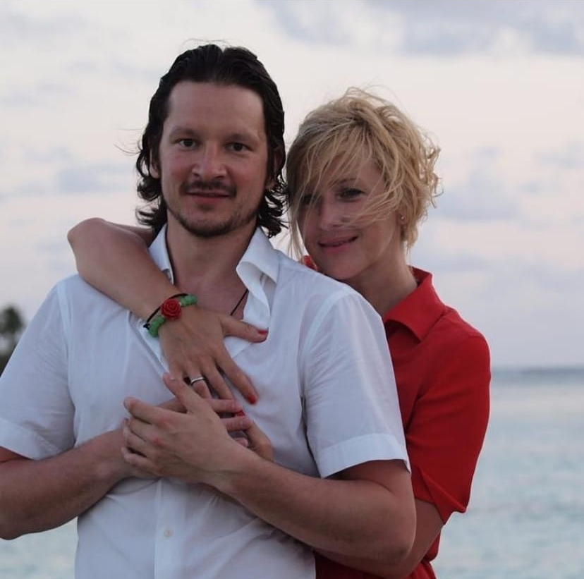 Ирина Гринёва с мужем Максимом Шабалиным 