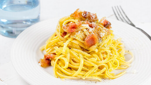 Паста карбонара «Pasta alla carbonara»