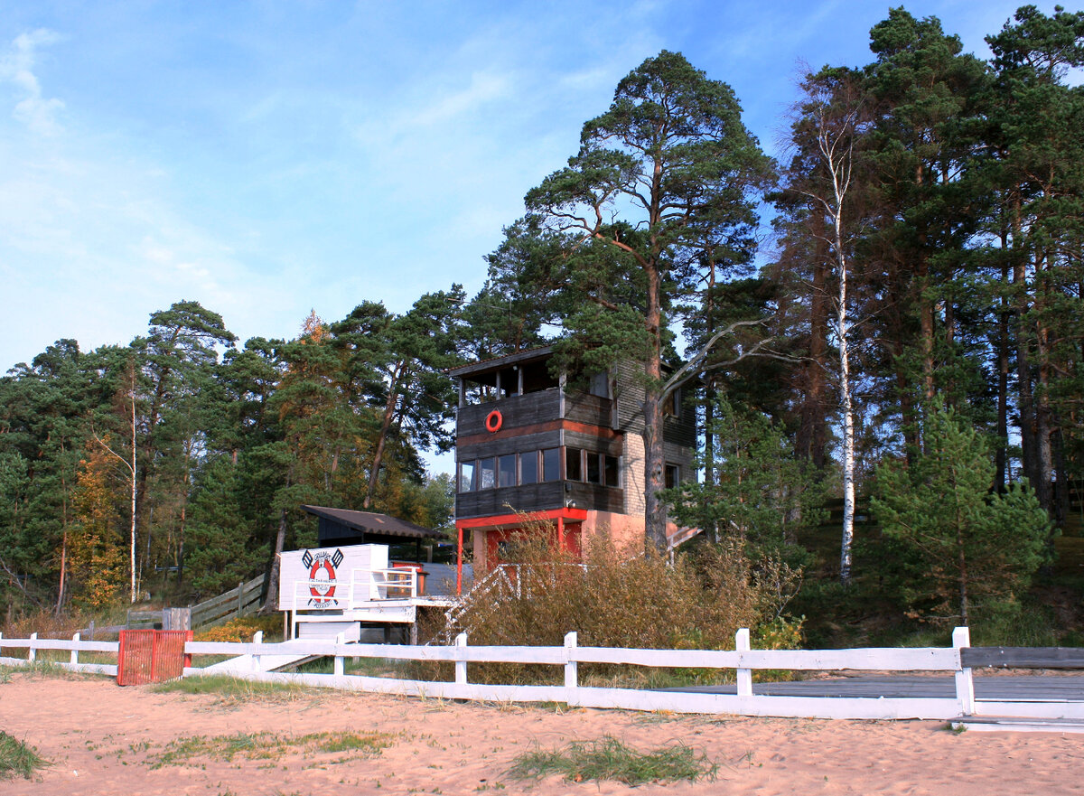 ПЛЯЖ В ПОСЁЛКЕ САУЛКРАСТЫ. 