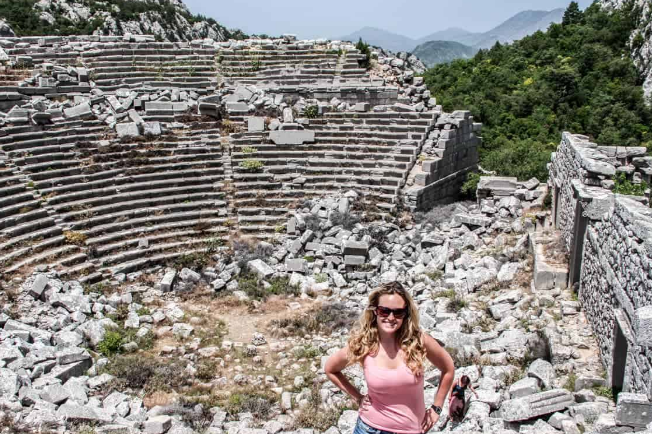 Руины амфитеатра Южная Турция