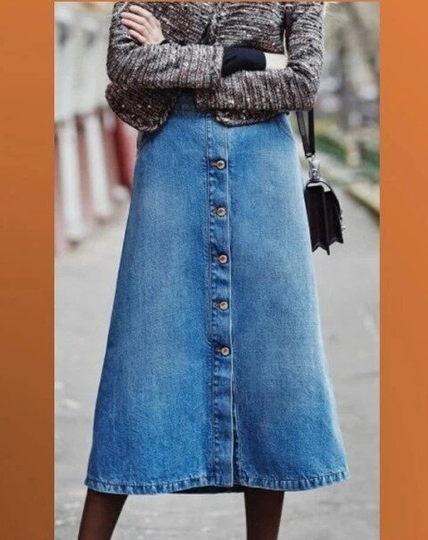 Джинсовая юбка