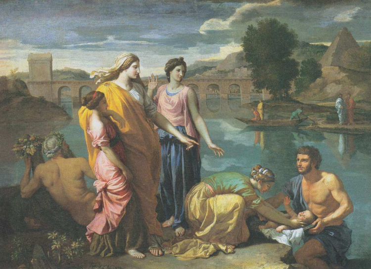 Дочь фараона находит Моисея
Никола Пуссен