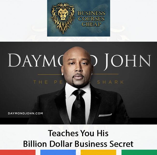 DAYMOND JOHN - TEACHES YOU HIS BILLION DOLLAR BUSINESS SECRET  HI GUYS!
THANKS For Watching My Post! SELLING BUSINESS courses for CHEAP rates. Best Prices For The Best Courses! Any Proofs Greetings.