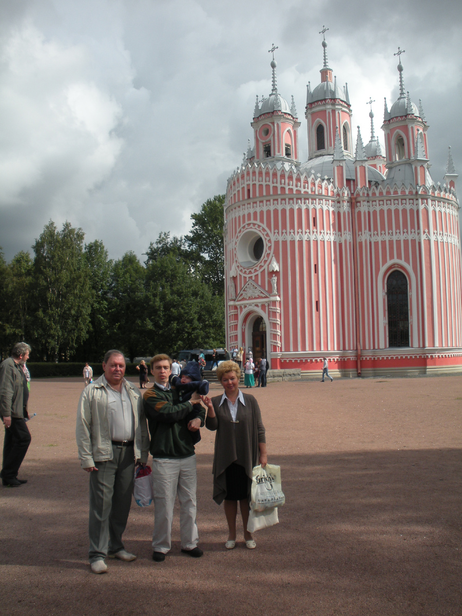 Чесменская церковь. После крещения. 