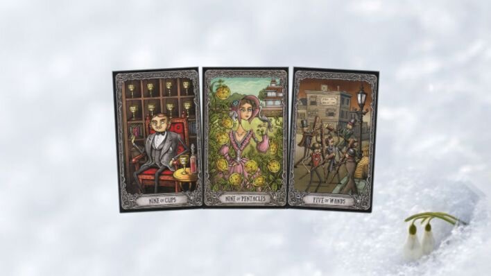 Таро Темный особняк. Фото автора.