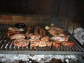 Национальное блюдо Asado