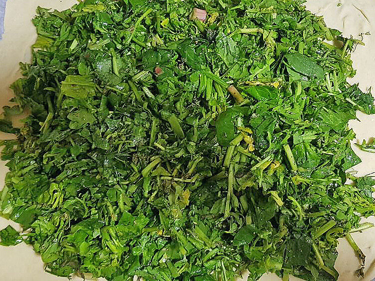 Начинка на тесте