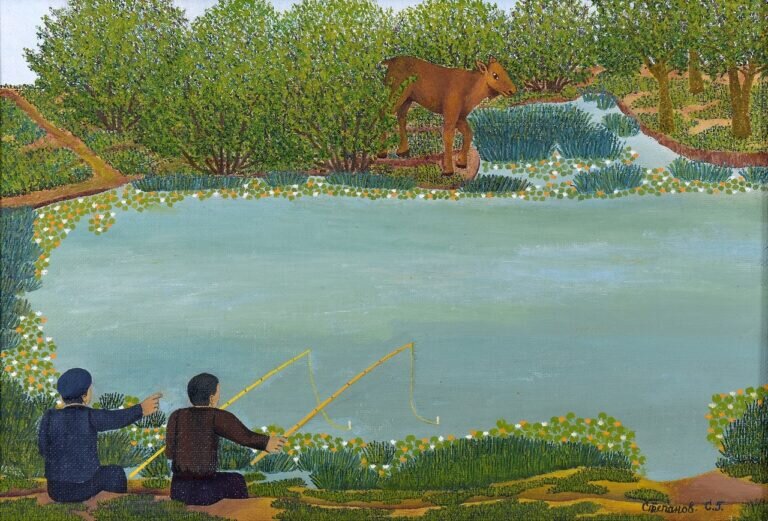    В Черном Отроге откроется выставка к 100-летию «наивного» художника из Оренбуржья Кристина Просвиркина