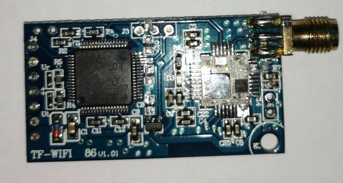 Плата до испытания