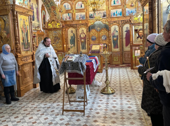  📷    В Матвеевском районе в последний путь проводили бойца «Вагнер» Александра Прокофьева Марина Шарт