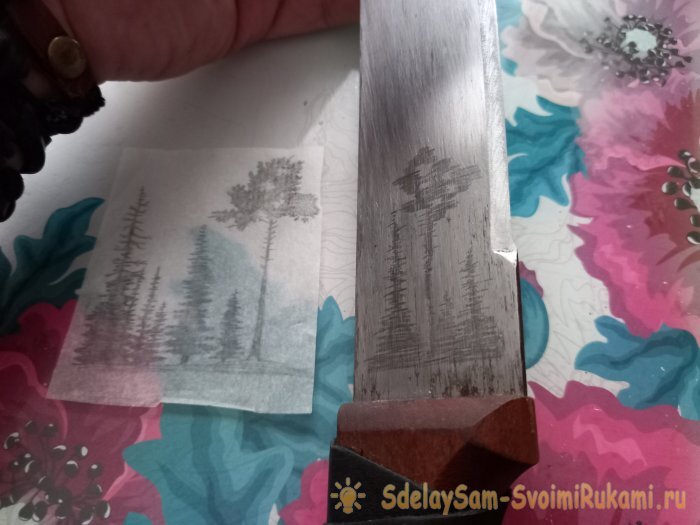 Как сделать гравировку на клинке - пошаговая инструкция Своими руками