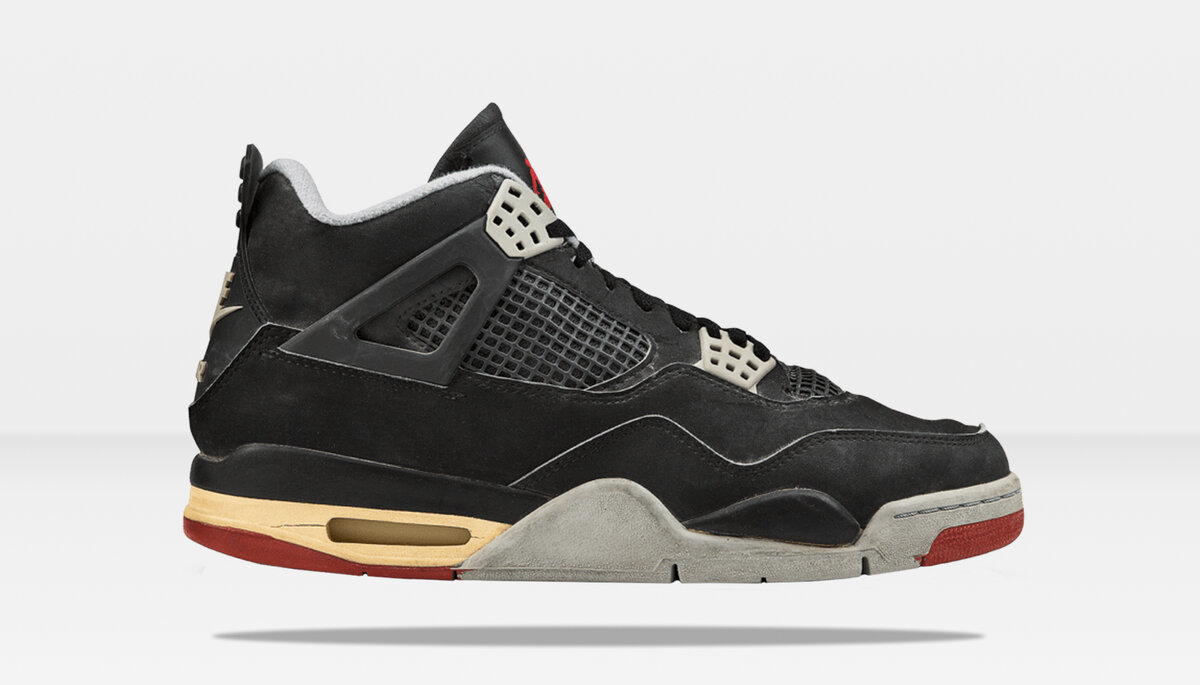 NIKE AIR JORDAN 4 CEMENT GREY, 1989