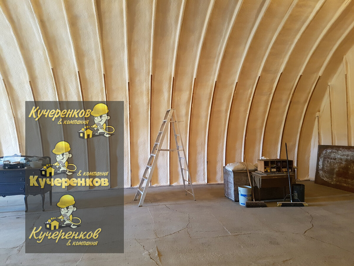 Утепление ангара пенополиуретаном цена от 250 ₽/м² ППУ за 1 см. | # ...