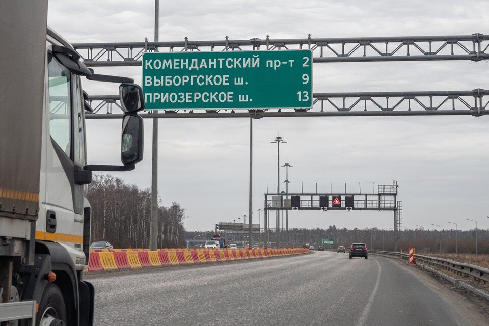     На участке внутреннего кольца КАД в районе развязки с Пискаревским проспектом перекроют две полосы движения Олег ЗОЛОТО