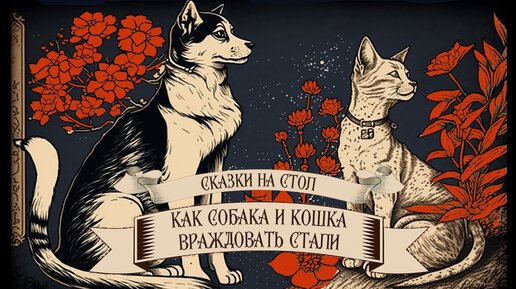 СКАЗКИ НА СТОЛ #2. Как собака с кошкой враждовать стали