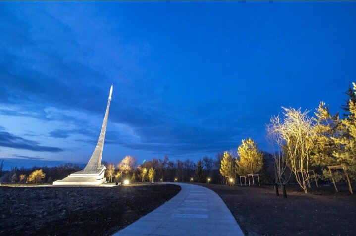 Место приземления Гагарина на Саратовской земле
